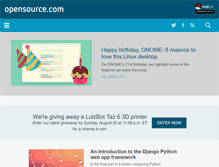 Tablet Screenshot of opensource.com